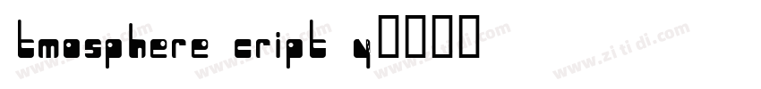 Atmosphere Script Ty字体转换